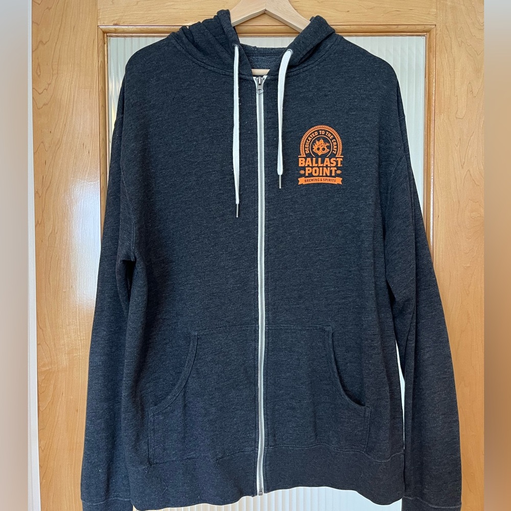 Ballast Point Zip Up Hoodie - Men’s L (Gray)
